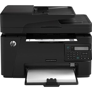 hp laserjet pro mfp m127fn – print speed up to 21 ppm black. scan resolution up to 1200 x 1200 dpi hardware and up to 1200 x 1200 dpi optical. copy resolution up to 600 x 600. 2 line lcd text display.