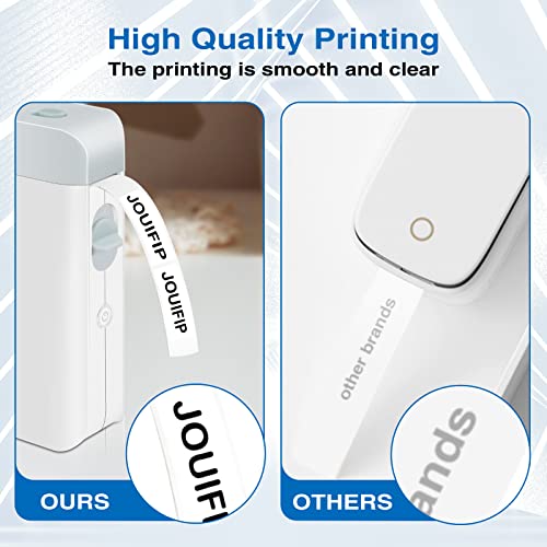 JOUIFIP Bluetooth Label Maker with Tape - Portable Inkless Label Printer for Office, Home, and Business