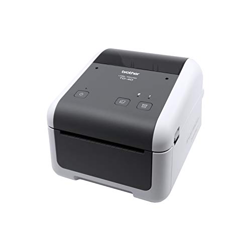 Brother TD-4410D Desktop Direct Thermal Printer - Monochrome - Label Print - USB - Serial