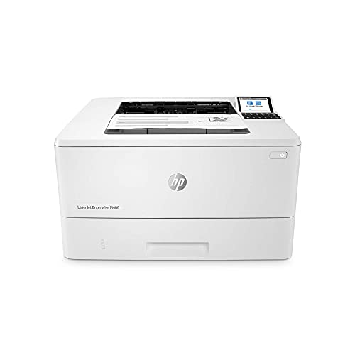 HP LaserJet Enterprise M406dn Monochrome Duplex Printer (3PZ15A) (Renewed)