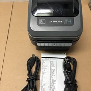 #S6B Zebra ZP 500 Plus Label Printer ZP500-0103-0017 W/Prints, Power, USB Cables