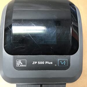 #S6B Zebra ZP 500 Plus Label Printer ZP500-0103-0017 W/Prints, Power, USB Cables