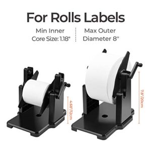 MUNBYN Thermal Direct Shipping Label, External Rolls Label Holder, Label Printer, 150mm/s USB Thermal Shipping Label Printer for Shipping Packages