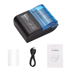 Portable Mini Thermal Printer 2 inch Wireless USB Receipt Bill Ticket Printer with 58mm Print Paper Compatible with iOS Android Windows for Restaurant Sales Retail