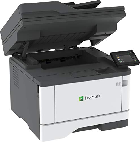 Lexmark MB3442adw Multifunction Monochrome Laser Printer with Print, Copy, Fax, Scan and Wireless Capabilities with Full-Spectrum Printing and Printers up to 42 ppm (29S0350), Gray/White, Small