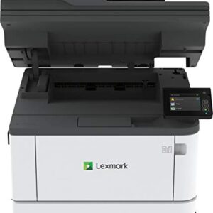 Lexmark MB3442adw Multifunction Monochrome Laser Printer with Print, Copy, Fax, Scan and Wireless Capabilities with Full-Spectrum Printing and Printers up to 42 ppm (29S0350), Gray/White, Small