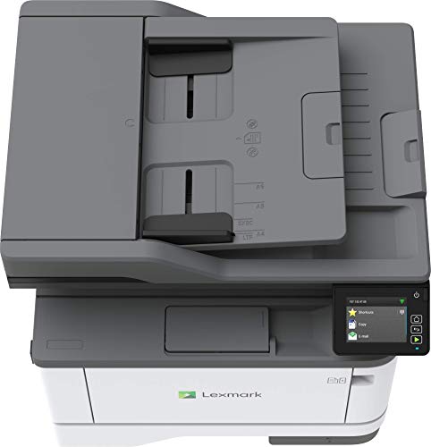 Lexmark MB3442adw Multifunction Monochrome Laser Printer with Print, Copy, Fax, Scan and Wireless Capabilities with Full-Spectrum Printing and Printers up to 42 ppm (29S0350), Gray/White, Small