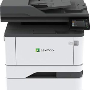 Lexmark MB3442adw Multifunction Monochrome Laser Printer with Print, Copy, Fax, Scan and Wireless Capabilities with Full-Spectrum Printing and Printers up to 42 ppm (29S0350), Gray/White, Small