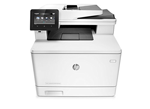 HP Laserjet Pro M477fdw Multifunction Wireless Color Laser Printer with Duplex Printing (CF379A) (Renewed)