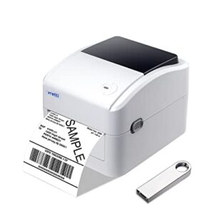 vretti Thermal Label Printer, 4x6 Thermal Shipping Label Printer for Shipping Packages and Small Business, 152mm/s Desktop Barcode Printer Machine for Amazon Ebay Etsy Shopify on Windows& Mac