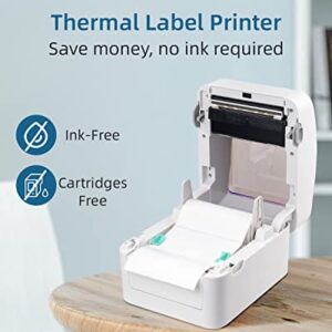 vretti Thermal Label Printer, 4x6 Thermal Shipping Label Printer for Shipping Packages and Small Business, 152mm/s Desktop Barcode Printer Machine for Amazon Ebay Etsy Shopify on Windows& Mac