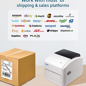 vretti Thermal Label Printer, 4x6 Thermal Shipping Label Printer for Shipping Packages and Small Business, 152mm/s Desktop Barcode Printer Machine for Amazon Ebay Etsy Shopify on Windows& Mac