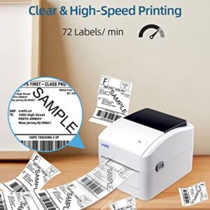 vretti Thermal Label Printer, 4x6 Thermal Shipping Label Printer for Shipping Packages and Small Business, 152mm/s Desktop Barcode Printer Machine for Amazon Ebay Etsy Shopify on Windows& Mac