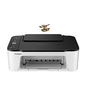 canon pixma ts35 22 series wireless color inkjet all-in-one printer – print copy scan – mobile printing – up to 50 sheets paper tray – up to 4800 x 1200 dpi – 1.5″ lcd display + hdmi cable