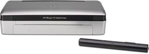 hp officejet 100 inkjet mobile printer with bluetooth and usb, cn551a with ink and power cord (renewed)