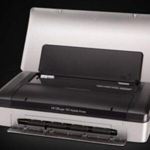 HP Officejet 100 Inkjet Mobile Printer with Bluetooth and USB, CN551A With ink and power cord (Renewed)