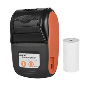 ERYUE Thermal Printer, PT-210 Portable Thermal Printer Handheld 58mm Receipt Printer for Retail Stores Restaurants Factories Logistics