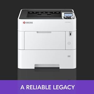 Kyocera ECOSYS PA5500x Monochrome Laser Printer, 57 ppm, 600 x 600 dpi and Up to Fine 1200 dpi, 600 Sheet Tray, 100 Sheet MPT, Duplex, 5 Line LCD w/Hard Key Panel, Gigabit Ethernet, USB, 512 MB