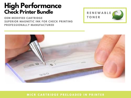 RT LBP113w imageCLASS Wireless Check Printer Bundle with 1 OEM Modified 047 MICR Toner Cartridge for Printing Checks (2 Items)