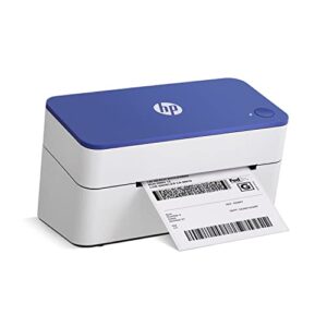 hp shipping label printer, 4×6 commercial grade direct thermal, compact & easy-to-use, high-speed 203 dpi printer, barcode printer, compatible with amazon, ups, shopify, etsy, ebay, shipstation & more