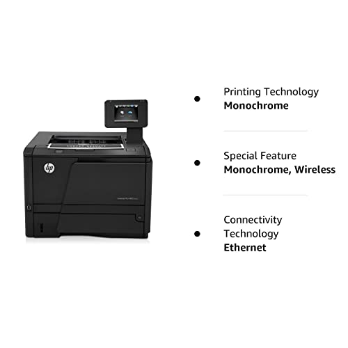 HP Laserjet Pro 400 M401DW M401 CF285A Printer 80A Toner and 90/Day Warranty(Renewed)