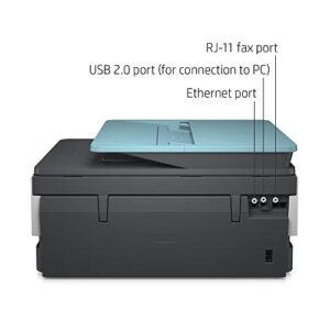 HP OfficeJet Pro 8028e All-in-One Wireless Color Inkjet Printer, Print Copy Scan Fax for Home Office Use, 20 ppm, Auto Duplex, 2.7" Color TS, Wi-Fi, Lanbertent Printer Cable