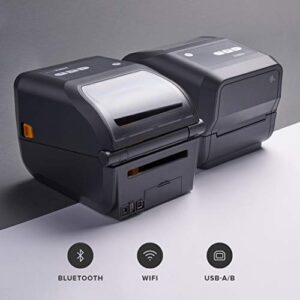 ZEBRA ZD420t Thermal Transfer Desktop Printer 203 dpi Print Width 4 in WiFi Bluetooth USB ZD42042-T01W01EZ