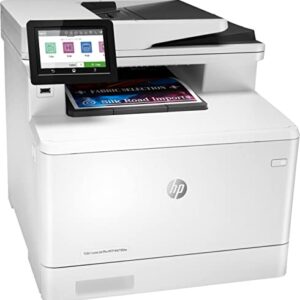 HP Color LaserJet Pro M479fdw Compact Wireless All-in-One Laser Printer, Print Scan Copy Fax, 4.3" Color Touchscreen, Auto 2-Sided Printing, WIFI, USB 2.0, 28ppm, 50-sheet, 600x600DPI, White,Durlyfish