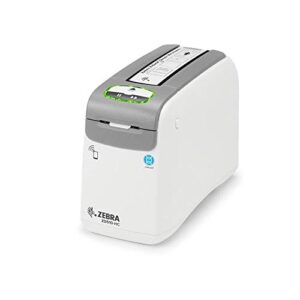 zebra zd510-hc mono 300dpi direct thermal usb lan bt wristband barcode printer zd51013-d01e00fz (renewed)