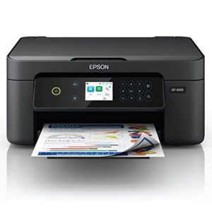 epson expression home xp-4205 wireless color inkjet all-in-one printer, black – print copy scan – 2.4″ color display, 10.0 ppm, 5760 x 1440 dpi, auto 2-sided printing, voice activated