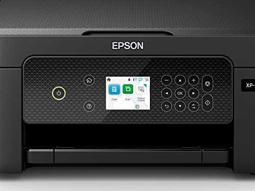 Epson Expression Home XP-4205 Wireless Color Inkjet All-in-One Printer, Black - Print Copy Scan - 2.4" Color Display, 10.0 ppm, 5760 x 1440 dpi, Auto 2-Sided Printing, Voice Activated