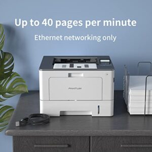 Pantum BP5100DN Monochrome Laser Printer with Built-in Ethernet & USB, Auto 2-Sided Printing, Up to 40 Pages per Minute