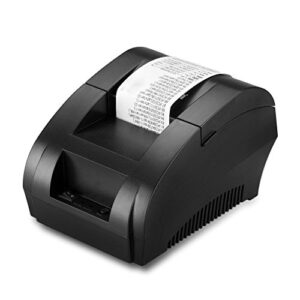 symcode 58mm usb thermal receipt printer, high speed printing 90mm/sec, compatible with esc/pos print commands set