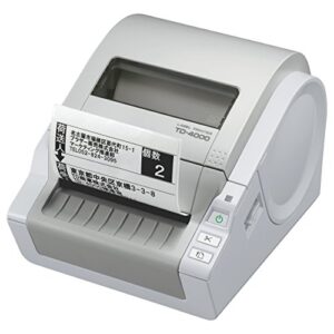 brother td-4000 desktop label and barcode printer