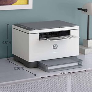 HP LaserJet MFP M234dw All-In-One Wireless Monochrome Laser Multifunction Printer, Print Scan Copy-30 ppm, 600 x 600 dpi, 1.3" LCD, 8.5" x 14", Auto Duplex Printing, USB, Ethernet, Cbmou Printer_Cable