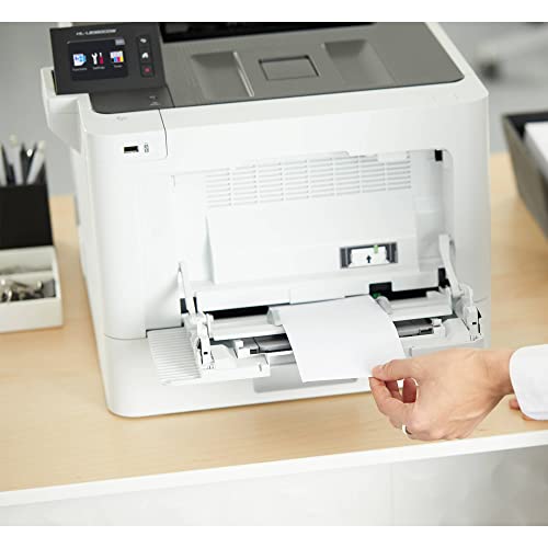 Brother Color HL-L8360CDWT Business Wireless Single-Function Laser Printer - Print Only - 2.7" Touchscreen, 33 ppm, 600 x 2400 dpi, 1GB Memory, Auto Duplex Printing, Dual Trays, NFC, Ethernet, Cbmoun