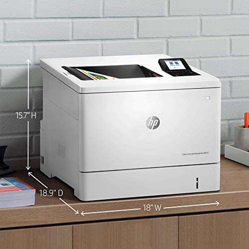 HP Color Laserjet Enterprise M554dn Duplex Printer (7ZU81A) (Renewed)