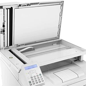 HP Laserjet Pro MFP M227fdn All-in-One NFC Ethernet Monochrome Laser Printer, White - Print Scan Copy Fax - 30 ppm, 1200 x 1200 dpi, 8.5 x 14, 35-Sheet ADF, Auto 2-Sided Printing, Cbmou Printer Cable