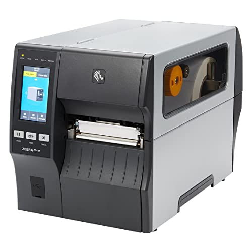 ZEBRA ZT411 Thermal Transfer and Direct Thermal Industrial Label Printer with Peeler - Ethernet, Bluetooth, Serial, USB, USB Host Connectivity - 203 DPI, 14 IPS, 4.09" Print Width - JTTANDS