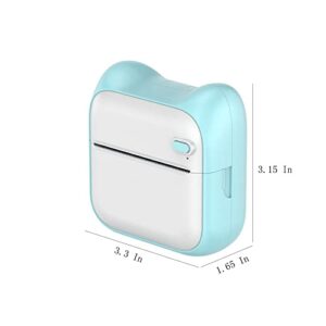 Mini Printe-r Portable,Pocket Thermal Printe-r,Bluetooth Wireless Smart Printe-r for Photo Picture Office Receipt,Label Note,Inkless Printing with iOS & Android