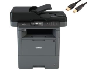 brother mfc-l68 00dw all-in-one wireless monochrome laser printer, print copy scan fax, multifunction, duplex print, mobile printing & scanning, durlyfish