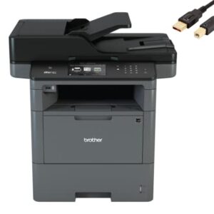 Brother MFC-L68 00DW All-in-One Wireless Monochrome Laser Printer, Print Copy Scan Fax, Multifunction, Duplex Print, Mobile Printing & Scanning, Durlyfish