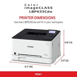 Canon Color imageCLASS LBP633Cdw - Wireless, Duplex, Mobile-Ready Laser Printer