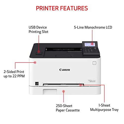 Canon Color imageCLASS LBP633Cdw - Wireless, Duplex, Mobile-Ready Laser Printer