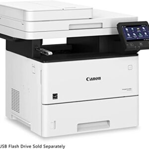 Canon imageCLASS D1620 All-in-One Wireless Monochrome Laser Printer, White - Print Scan Copy - 5" Touch Panel, 45 ppm, 600 x600 dpi, 8.5" x 14", Auto 2-Sided Printing, 50-Sheet ADF, Ethernet