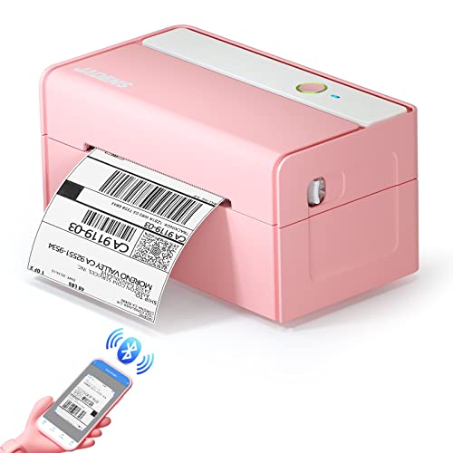 JADENS Bluetooth Shipping Label Printer & Label Maker Machine with Tape