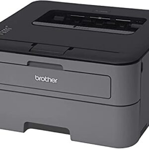 Brother HL-L2300D Monochrome Laser Printer - Auto Duplex Printing - Up to 26 Pages/Minute - Up to 250 Sheet Paper Input - 2400 x 600 dpi - Hi Speed USB Connectivity, Wulic USB Printer Cable