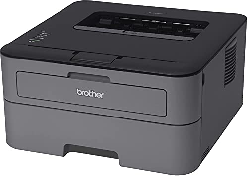 Brother HL-L2300D Monochrome Laser Printer - Auto Duplex Printing - Up to 26 Pages/Minute - Up to 250 Sheet Paper Input - 2400 x 600 dpi - Hi Speed USB Connectivity, Wulic USB Printer Cable