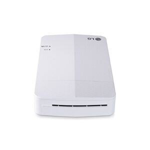 New LG PD251 Portable Mobile Pocket Photo Printer 3 [White] (Follow-up Model of PD241 and PD239) Bluetooth Wireless Printing for iOS, Android and Windows OS