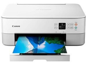 canon ts6420 all-in-one wireless printer, white (renewed)